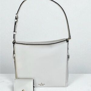 Kate Spade Light Gray Shoulder Bag
